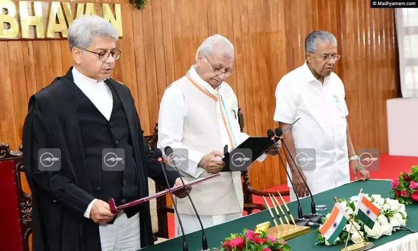 Justice Ashish J. Desai sworn in as new Chief Justice of Kerala HC