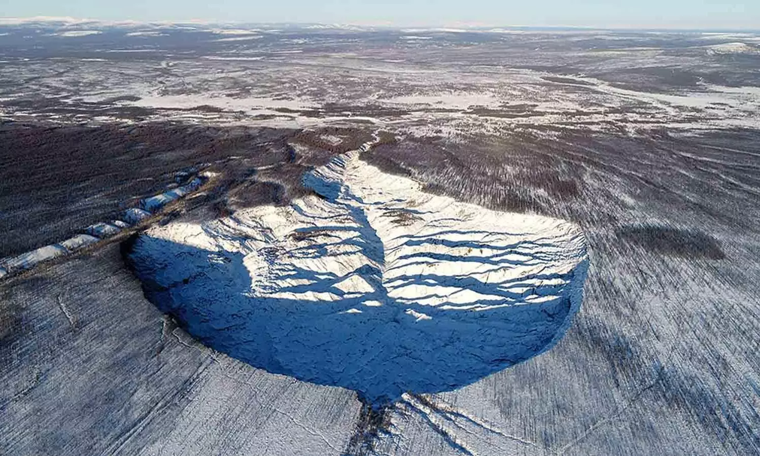 Batagaika crater