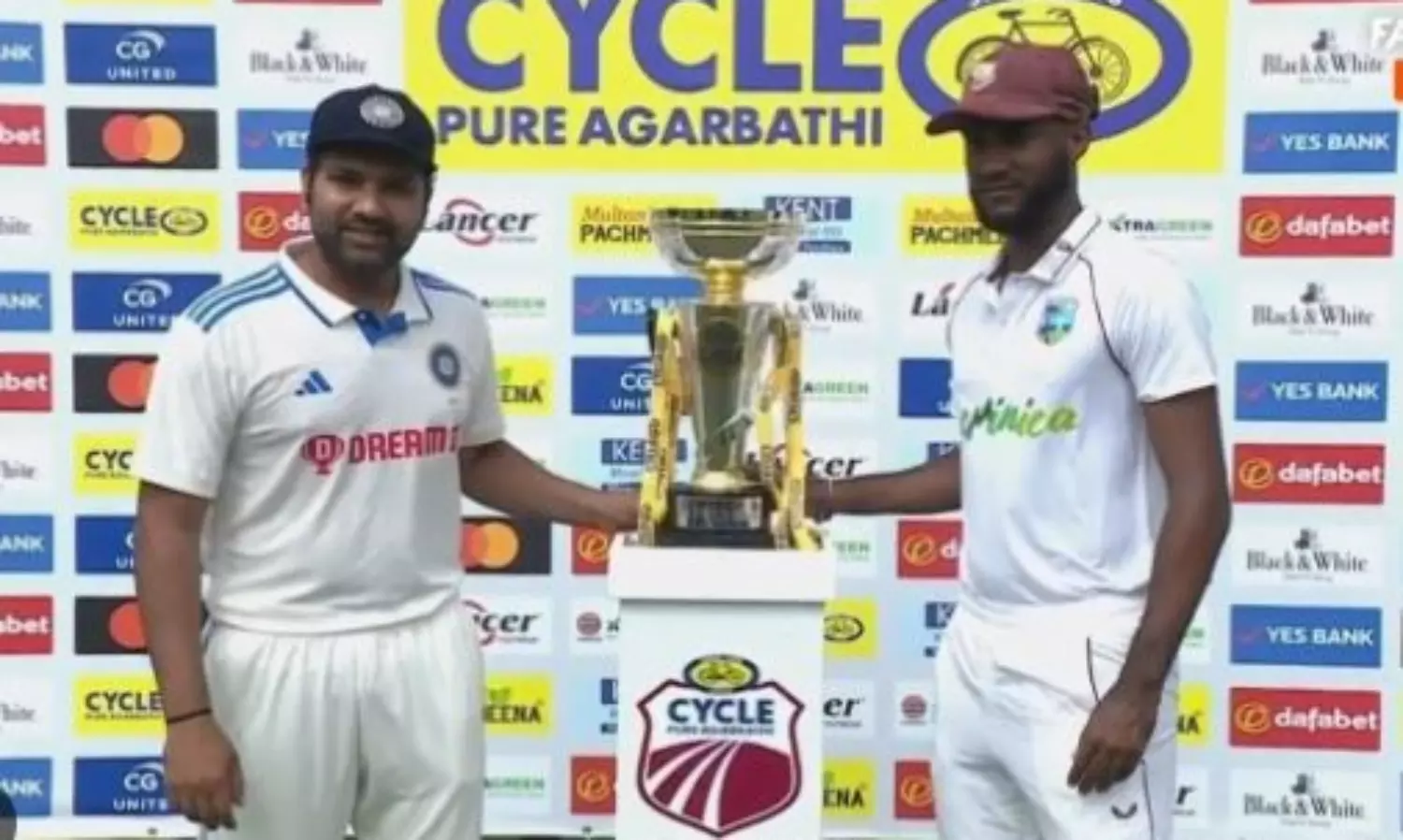 India clinches test series victory against West Indies despite rain-induced draw in second test