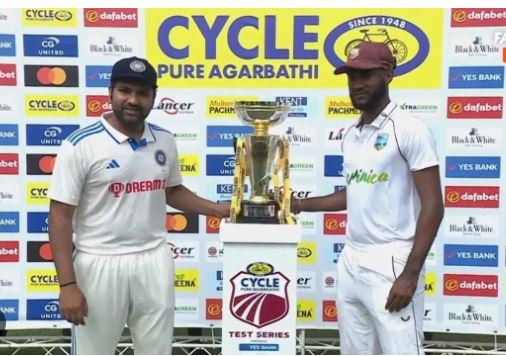 India clinches test series victory against West Indies despite rain-induced draw in second test India clinches test series victory against West Indies despite rain-induced draw in second test