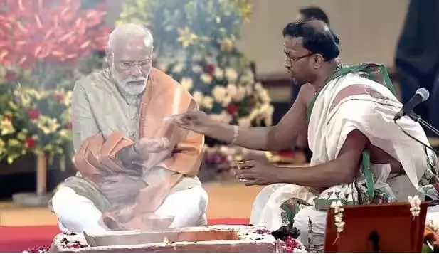 Democratic, secular India’s convention centre for G20 summit sees PM Modi performing puja