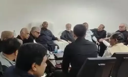 Manipur Violence: Oppn MPs protest in black clothes, LS adjourned till 2 p.m