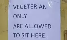 Vegetarians Only posters at IIT Bombay: Students allege food discrimination