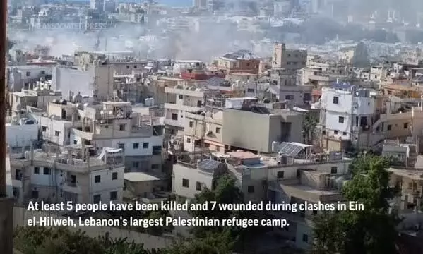 Deadly clashes in Lebanons largest Palestinian refugee camp kill six