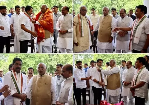 Ex-Telangana Minister, ex-MLA, others join Congress
