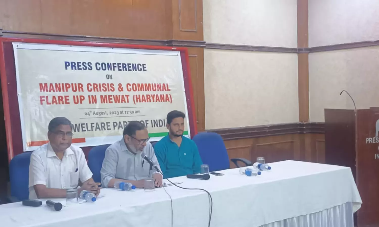 National leaders of Welfare Party of India visit violence-torn Manipur