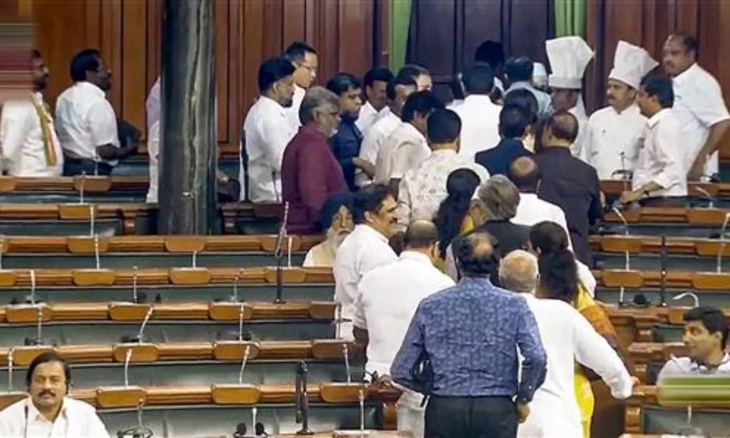Manipur not mentioned in first 90 minutes of PMs speech; Opposition walks out in protest