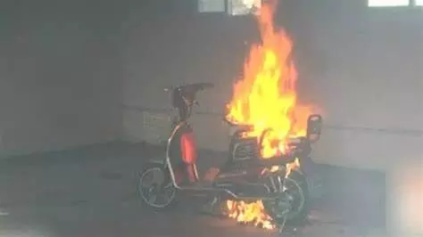 Battery scooter explodes while charging, house gutted in UP