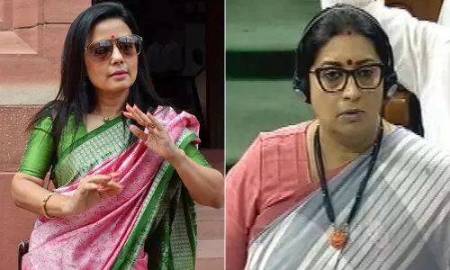 Mahua Moitra hits back at Smriti Irani on flying kiss row; What About Your MP?
