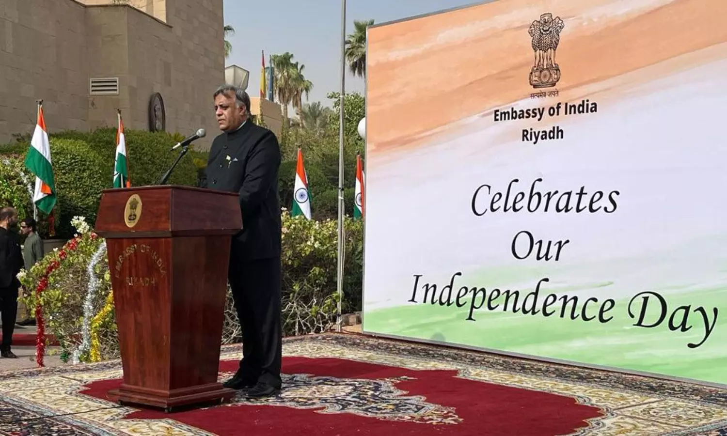 Embassy of India in Riyadh marks 77th Independence Day with spectacular programes