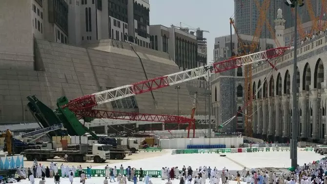 Mecca crane crash: Saudi Supreme Court upholds SR 20 mill fine on construction company