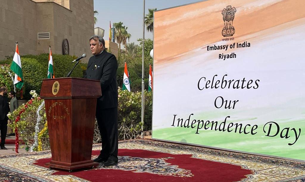 Embassy of India in Riyadh marks 77th Independence Day with spectacular programes