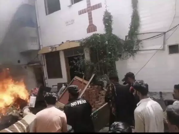 Mob attacks, churches vandalised in Pakistans Faisalabad over blasphemy allegations