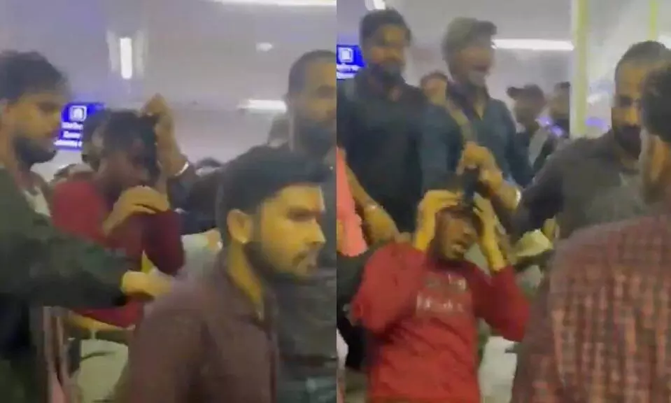 Mob chants Jai Shri Ram while attacking Muslim boy with Hindu girl