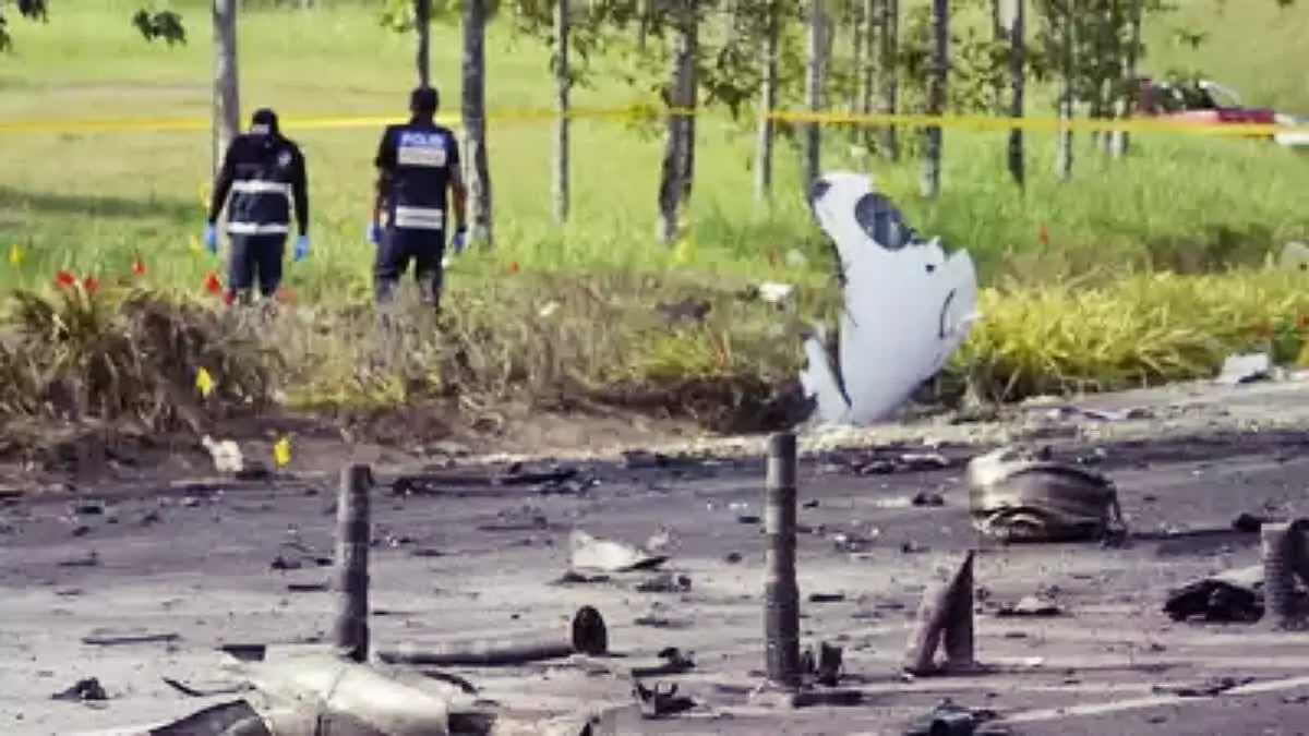 Private jet crashes into Malaysia’s highway, at least 10 dead