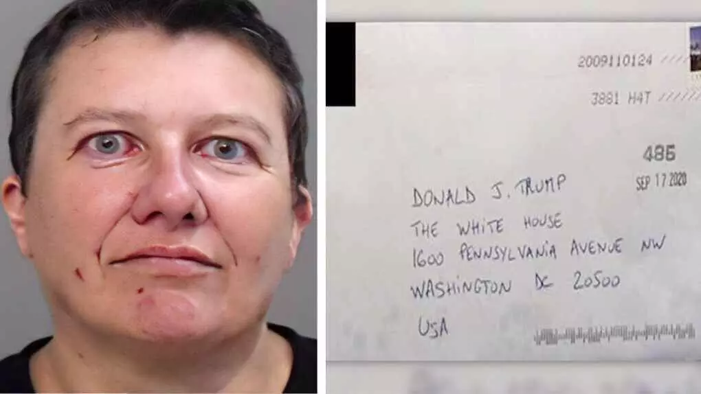 Canadian woman sentenced to 22 yrs for sending poison-laced letters to Trump, 8 peace officers