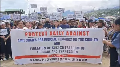 Tribals in Manipur protest killings and call for reinstatement of AFSPA