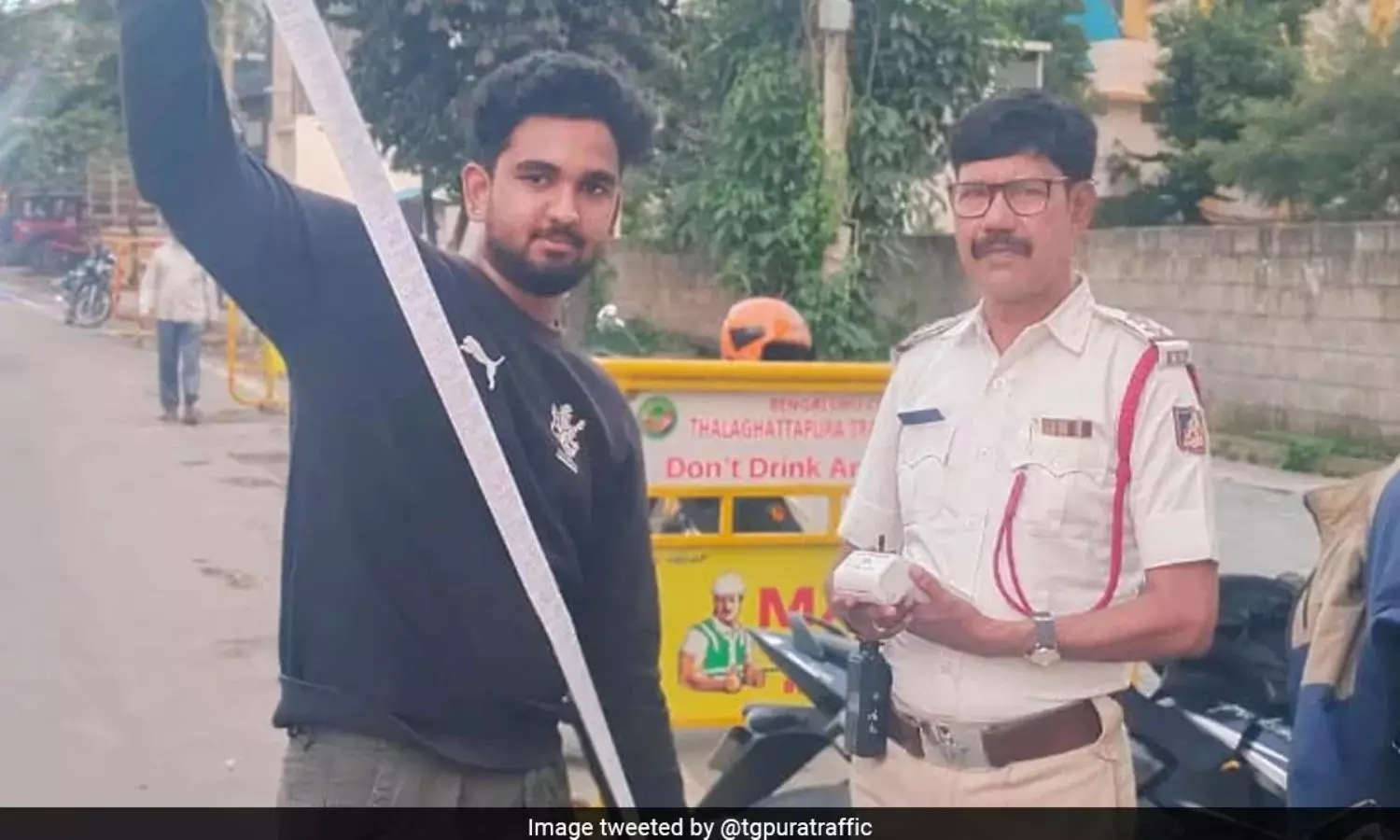 Bengaluru Police nabs biker with 40 traffic cases; made to clear all dues