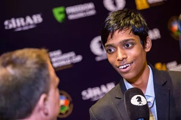 Indian GM Praggnanandhaa surprises world no. 3 Caruana: to meet Carlsen in final