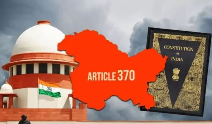 Revocation of Article 370: SC says result achieved cannot be justified the Constitutional change