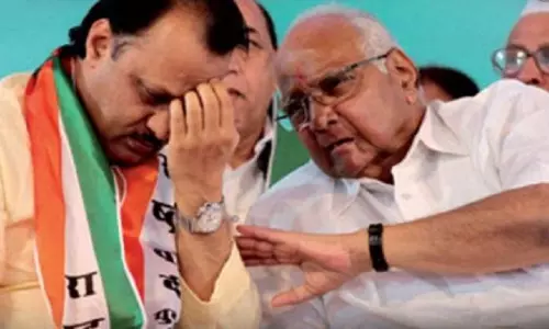 Sharad Pawar admires Ajit Pawar’s leadership in NCP, denies split in party