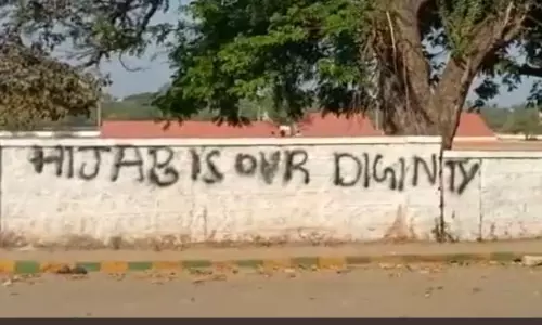 Karnataka HC quashes case against two men over ‘hijab is our dignity’ graffiti