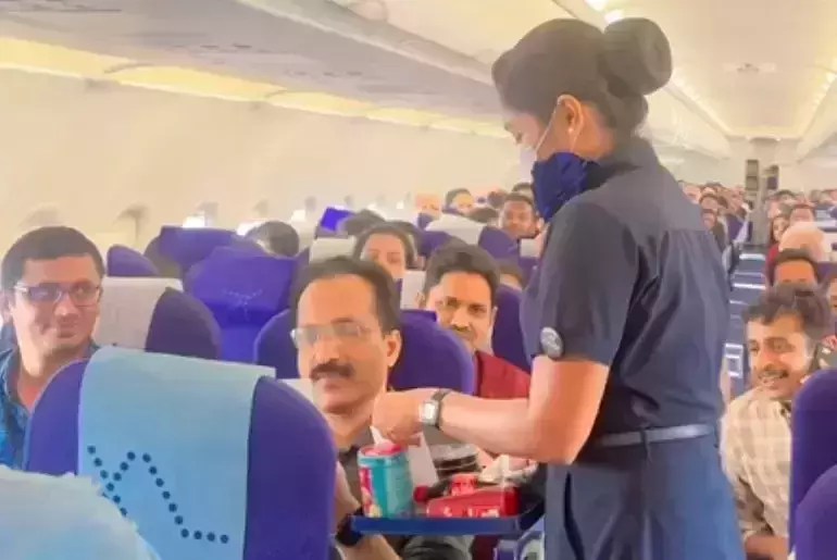 ISRO chief S Somanath receives hero’s welcome on board IndiGo flight