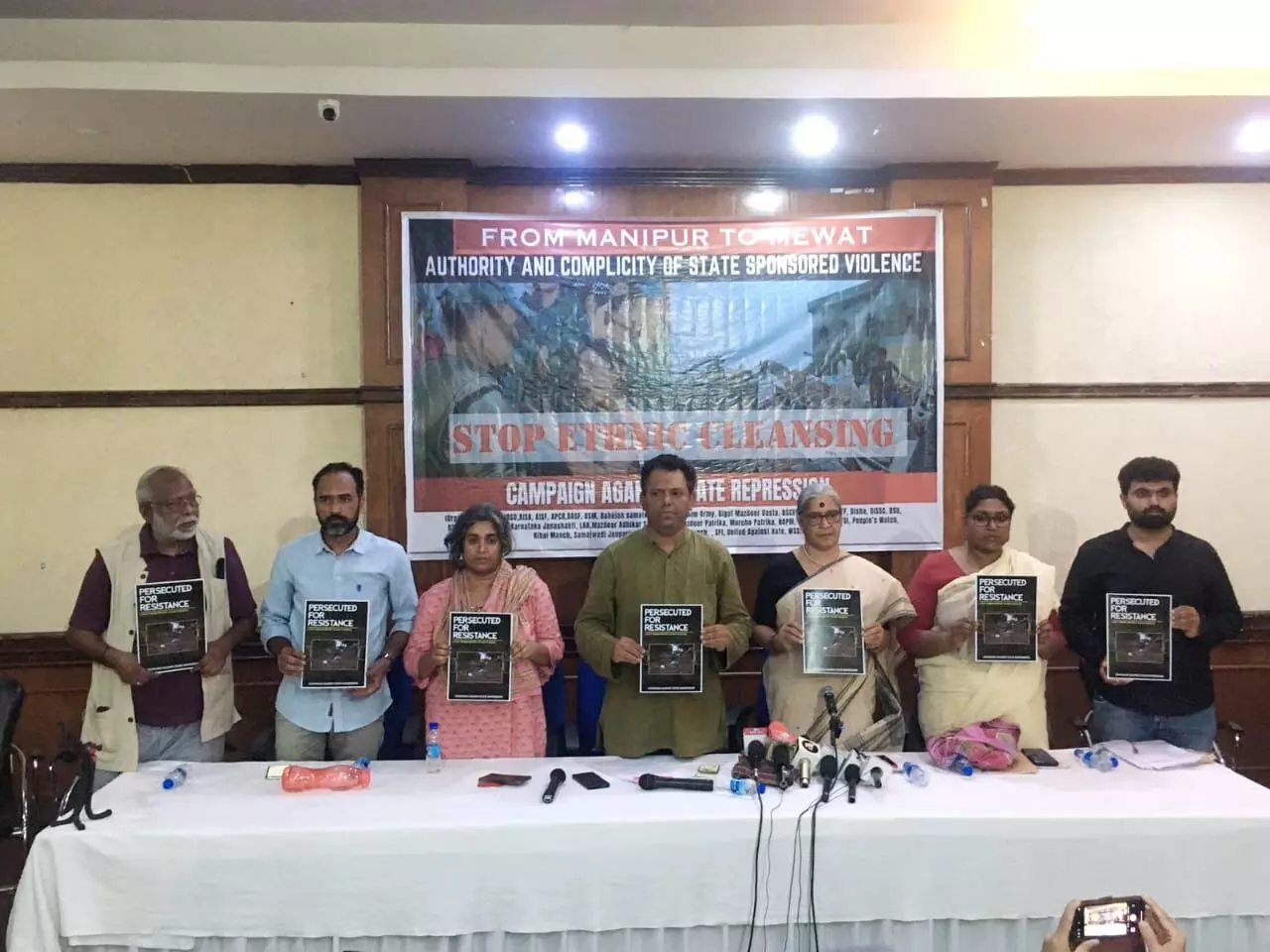 Fact-finding team releases report on Nuh, Manipur violence