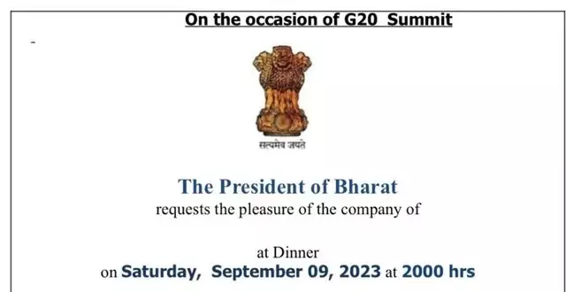 Prez of Bharat vs Prez of India: G20 dinner invite sparks row