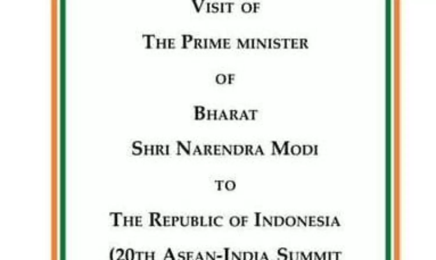 Amid India-Bharat row, PM of Bharat in ASEAN-India summit