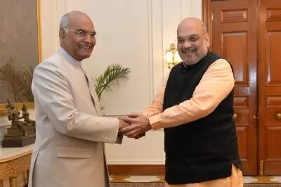 Kovind meets Shah, Meghwal; discusses One Nation, One Election