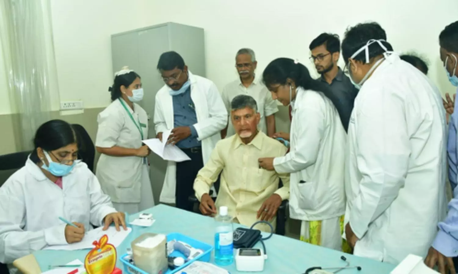 TDP chief Chandrababu Naidu produced in Vijayawada Court