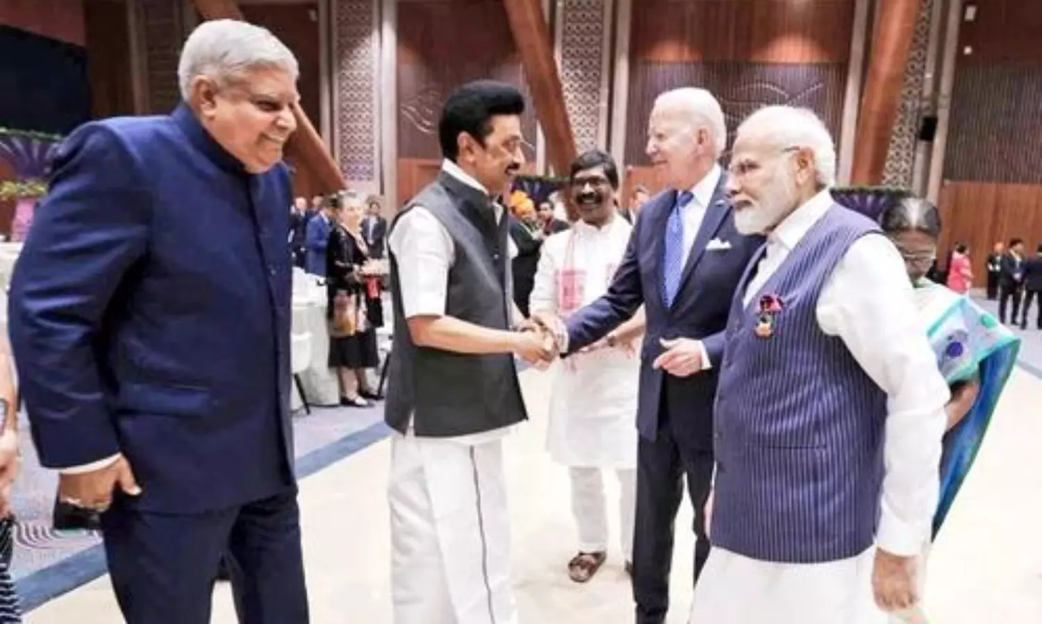 Stalins appearance at G20 dinner causes debate in TN