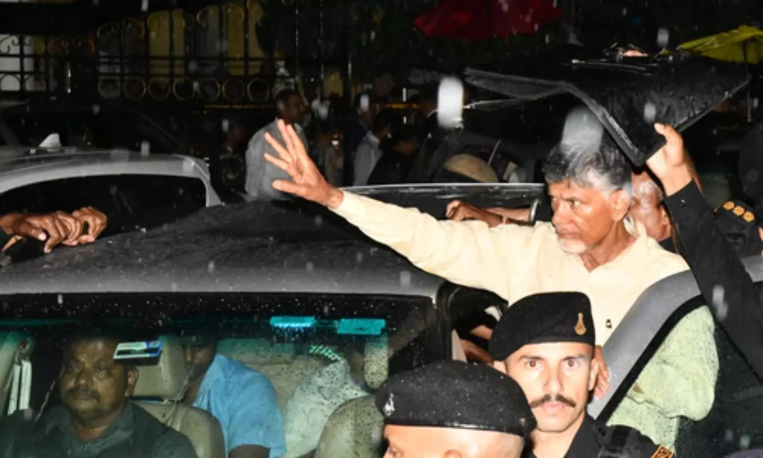 Former Andhra CM Chandrababu Naidu in jail following court order