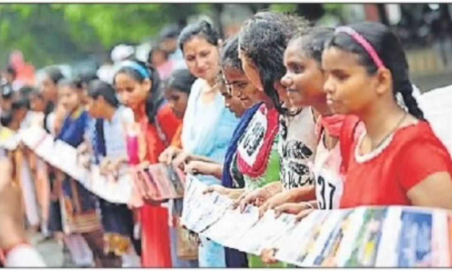 PM Modi’s birthday: Visually impaired children make 1.25 km long card