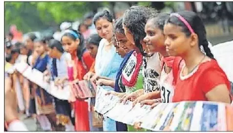 PM Modi’s birthday: Visually impaired children make 1.25 km long card