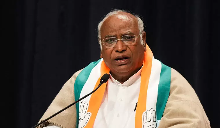 Kharge skips flag-hoisting in new Parliament building amid CWC meeting, writes to RS General Secy