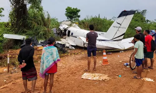 Plane crash in heavy rain in Amazon rainforest kills 14