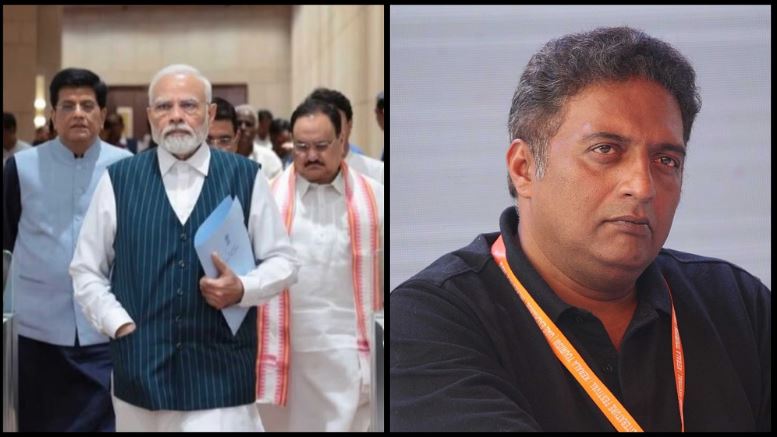 Prakash Raj’s quiz on PM Modis image: What is Empty – folder, pocket, or brain’