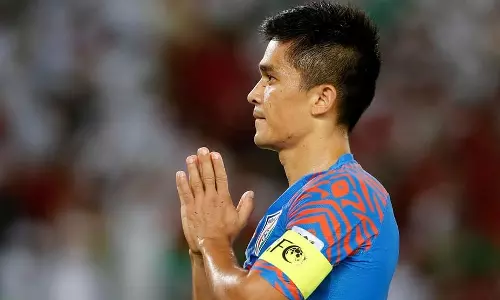 Asian Games: Chhetris lone goal against Bangladesh keeps Indian hopes alive