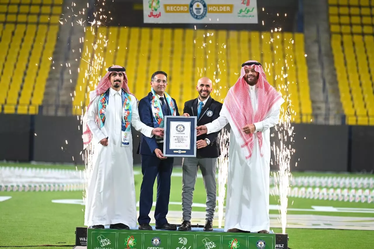 LuLu, Ariel (P&G) breaks Guinness World Record, dedicates to 93rd Saudi National Day