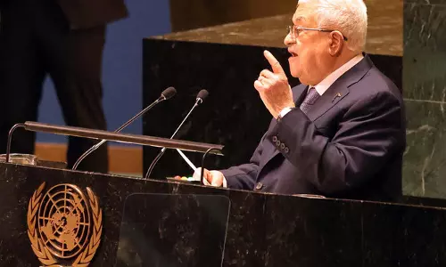 Mideast peace not possible without full rights to Palestinians: Abbas