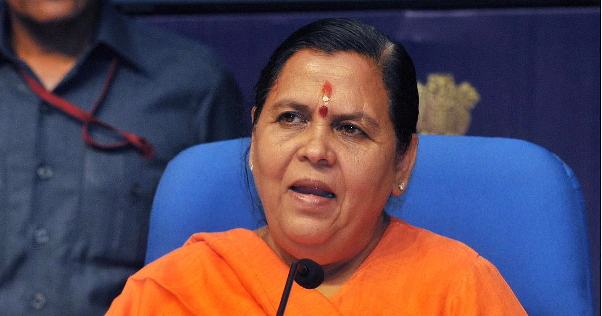 Uma Bharti takes on BJP demanding OBC quota within womens quota