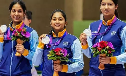 Asian Games: Silver victory for Indian womens 10m air rifle team
