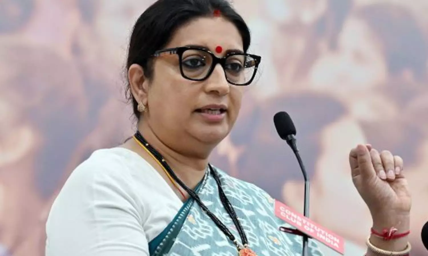 Congress leader faces legal action for calling Union Minister Smriti Irani  Pakistani