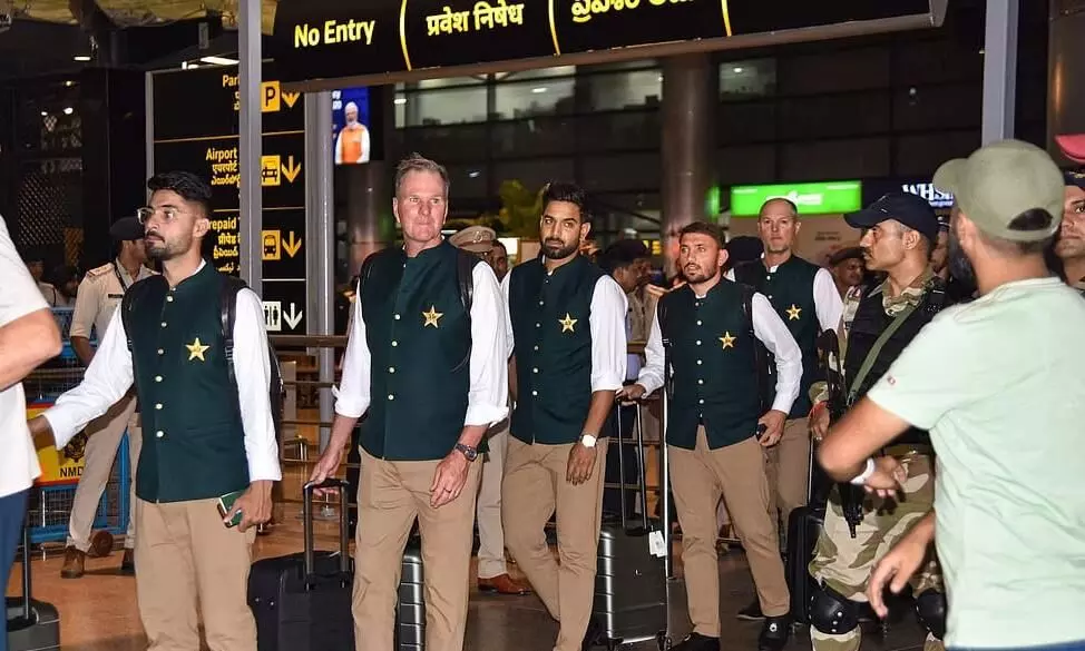 ODI World Cup: Pakistan cricket team arrives in India after seven years