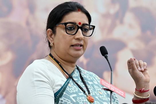 Congress leader faces legal action for calling Union Minister Smriti Irani  Pakistani