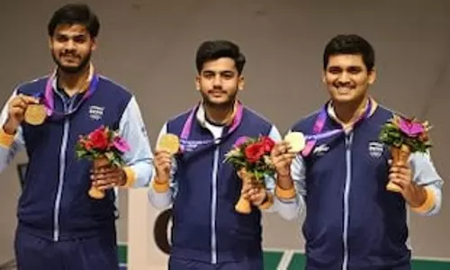 Asian Games: Golden win for Kusale, Tomar, Sheoran in 50m Rifle with record score