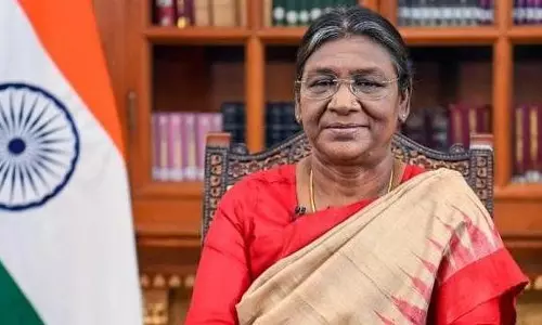 Prez Murmu casts vote at all-women polling booth in New Delhi LS constituency