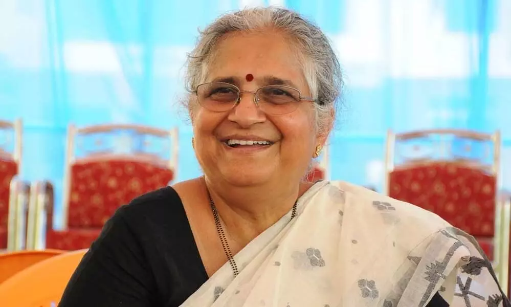 Sudha Murty becomes the first woman to get Global Indian Award